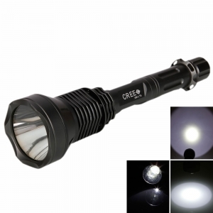 UniqueFire X6S CREE T6 LED 10W 1200 Lumen 5 Modes Waterproof Flashlight Torch Black (2*18650)