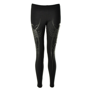 Lip Service Millenium Moon Design Leggings (Black)