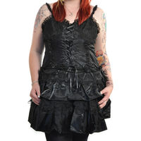 Living Dead Souls Gothic Roses Beaded Mini Dress