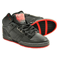 Osiris NYC83 Hordes Design Hi-Top Trainers (Black/Red)