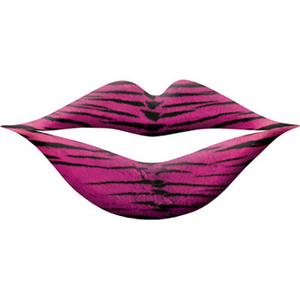 Trendy Wraps Tiger Design Lip Wrap (Pink)