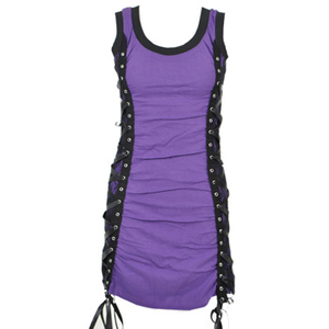 Vixxsin by Poizen Industries Bind Design Top (Purple)