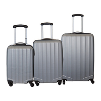 ABS Silver Luggage - 3 Piece Set
