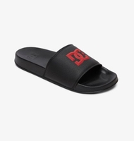 DC SE - Leather Slides Sandals for Men - Black - DC Shoes