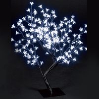 2.2ft/67cm Outdoor Cherry Blossom Tree with 150 Ice White LEDs