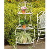 Lorraine Antique French Style 3 Tier Plant Display Stand