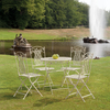 Lorraine Antique French Style Folding Cast Iron Dining & Patio Set