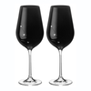 Dartington Glitz Noir Goblet Pair