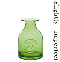 Lily/Green Bottle - Flower Bottles - Slightly Imperfect