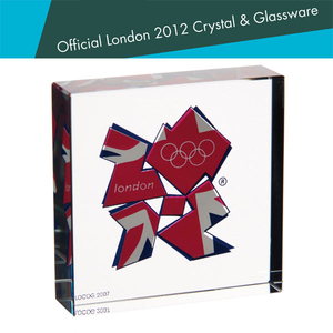 London 2012 Union Flag Emblem Gift Block 70mm x 70mm