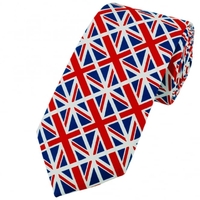 Union Jack Novelty Tie by Van Buck