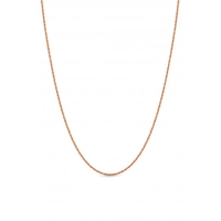 Sterling Silver Rose Gold Sparking Necklace