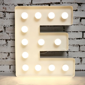 Vegas Letters Vegas Style Show Light "E"