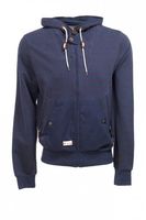 Classic Striped Hoodie Navy