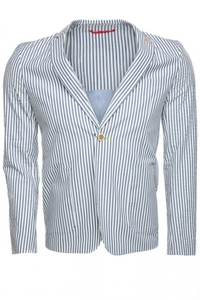 Corsix Striped Blazer Navy/White