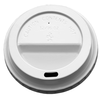 Domed Sip Through Lid 12-16oz (34-45.5cl) White (1 x 1000)