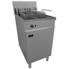 Falcon Chieftain Twin Pan Twin Basket Fryer E1848X Stainless Steel (Each)