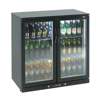 LEC Lec 2 Door Efficien-C Bottle Cooler BC9097KLED Black (Each)
