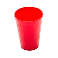 Polycarbonate Fluted Tumbler Red 20cl (1 x 10)