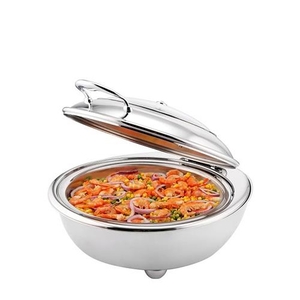 Zodiac Genoa Round Electric Chafing Dish (6.8ltr) Silver (Each)