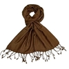 Clothing & Accessories Womens Chocolate Brown Scarf - Pashminas Scarves - Various patterns, designs and colours - Striped, Sparkly, Checked - Scarf for ladies & girls