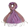 Clothing & Accessories Womens Pink Striped Lurex Scarf - Pashminas Shawls - Various patterns, designs and colours - Striped, Sparkly, Checked - Womens scarf for girls