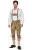 Deerskin leather trousers knee length h-braces H4040 stoaoid