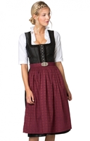 Dirndl apron 65 cm SC300 bordeaux