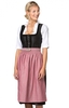 Dirndl apron 65 cm SC300 old pink