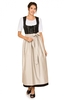 Dirndl long 1pcs. Anaida black nature 96 cm