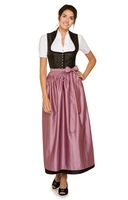 Dirndl long 1pcs. Lenora black berry 96 cm
