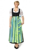 Dirndl long 96cm 1pc. ZENTA3 SC220 turquoise