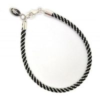 Black Stardust Silk Bracelet