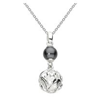 Silver Grey Swarovski Pearl Kit Heath Pendants