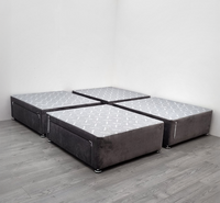 Split in 4 parts 6ft Super King size Divan Bed Base 