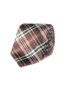 Stvdio By Jeff Banks Forest Check Tie 0 MULTI COLOURED