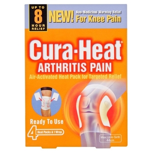 Cura-Heat Arthritis Pain For Knee Heat Pack - 4 quantity - 4