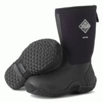 Kids Rover Black/Black,  All year round kids wellie boot