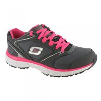 11696 Rewind Womens Sport Shoe in Charcoal/Hot Pink