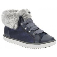 Zora Dress Inf Girls Everyday Ankle Boot in Navy Leather