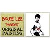 Bruce Lee painting Bruce Lee Hall of Mirrors pop art painting