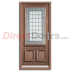 Creedmore Exterior Hardwood Door and Frame Set with Ironwork Double Glazing