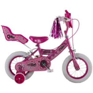 Girls Glitter Bike - 12" Wheel