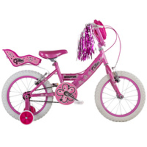 Girls Glitter Bike - 16" Wheel