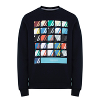 ABC Graphic Sweatshirt in Navy,  XXL