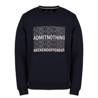 Admit Nothing Sweat Navy,  XL