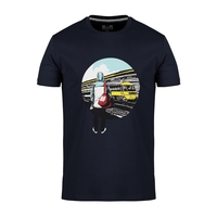 Away Days Tee Navy,  S