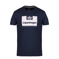 City Series 2 Copenhagen Graphic T-Shirt in Navy,  S