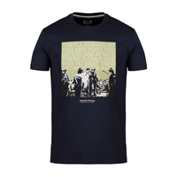 Fans Tee Navy,  XXXL