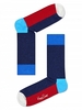 Five Colour Panel Sock Blue